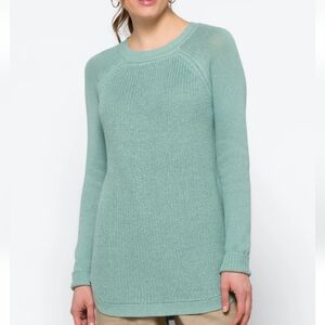 Rowca Cotton Blend Crew Neck Sweater